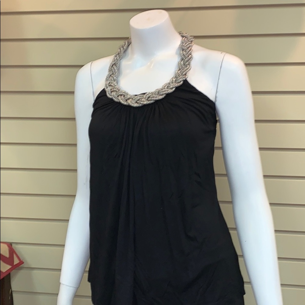 Gently used black extravagant sleeveless tank